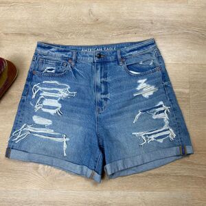 American Eagle Relaxed Mom Short‎ Distressed Women's Size 12